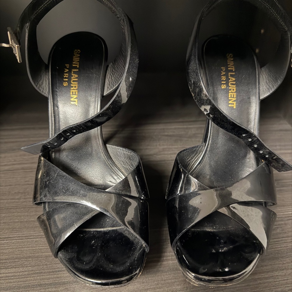 Saint Laurent Sandals Balck  size 7
